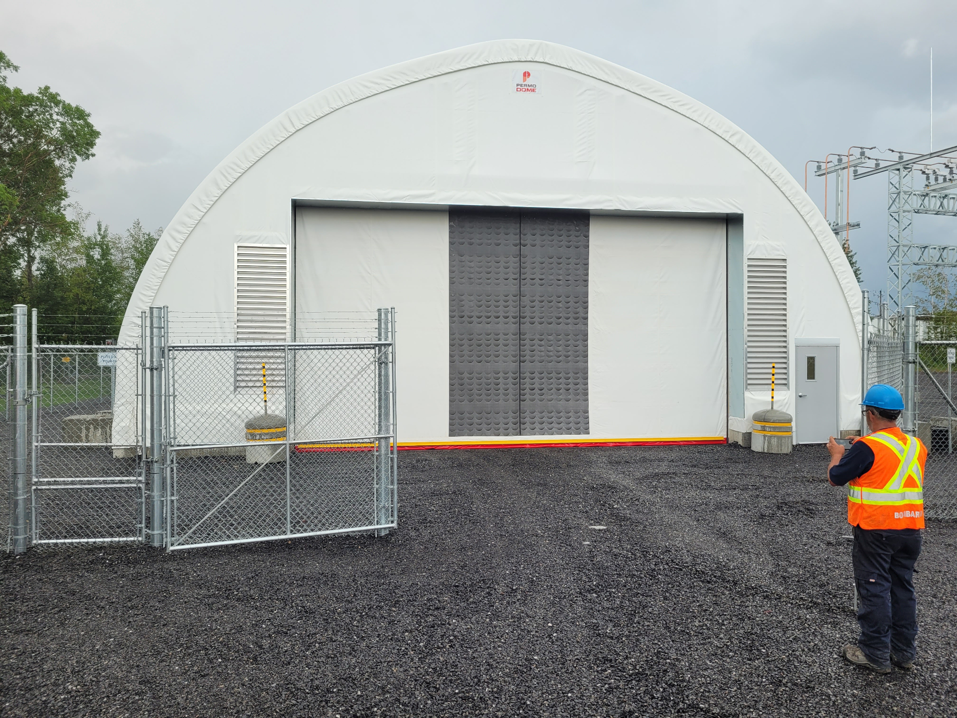 Installation sur chantier — Hydro-Québec