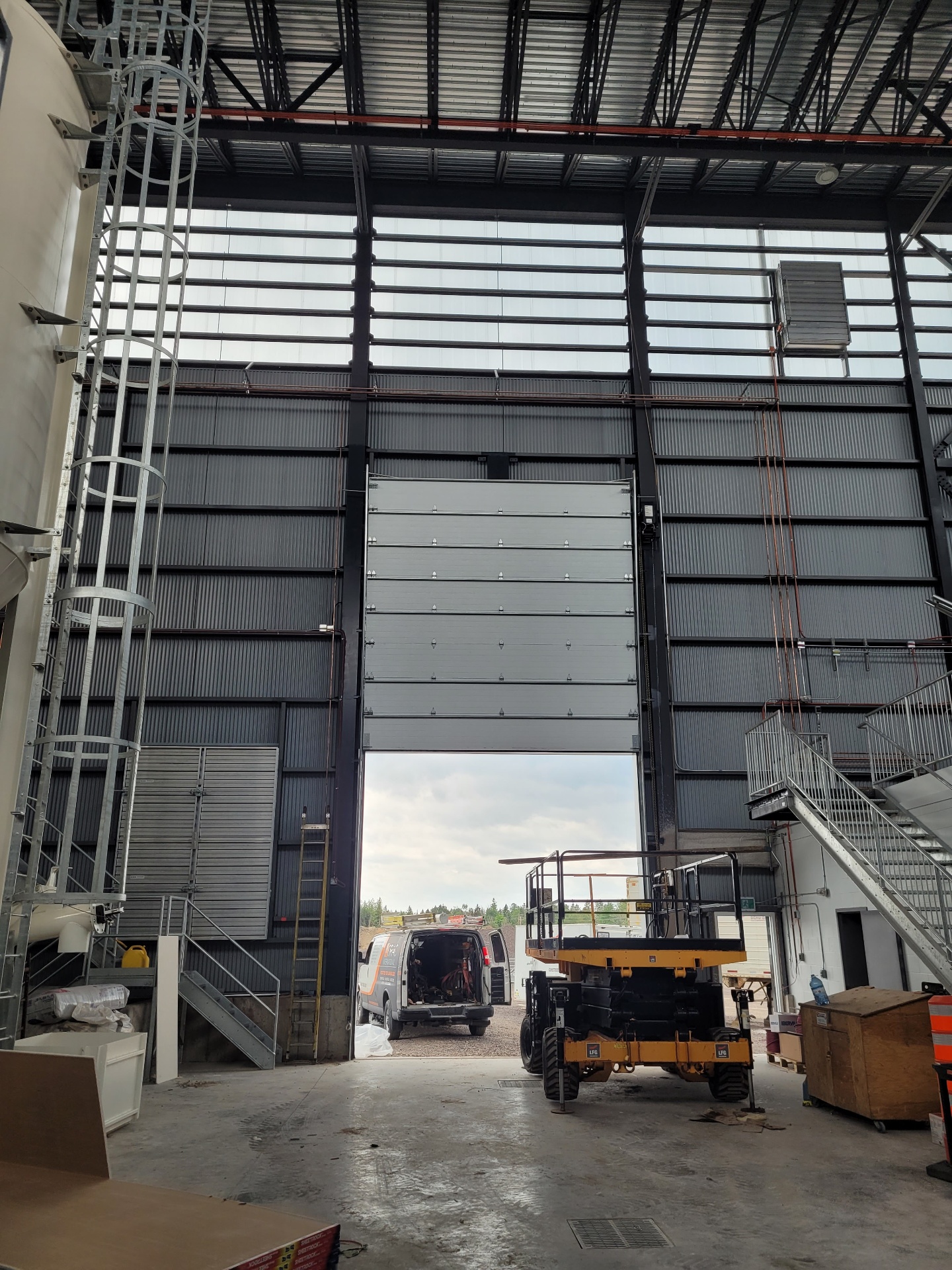 Porte sectionnelle industrielle